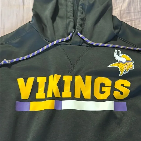 Nike Vikings Hoodie - Black and Yellow - Picture 2 of 4
